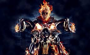 wallpaper ghost rider motorcycle