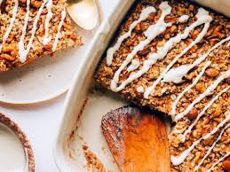 Carrot Cake Baked Oatmeal Eating Well gambar png