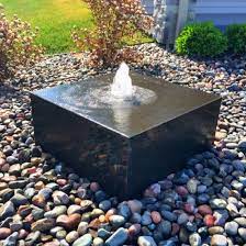 Outdoor Garden Stone Waterfall Fountain