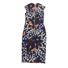 ted baker kairra kyoto gardens bow neck