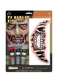 temporary big mouth decay face tattoo