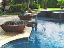 Home pool water features fountain & spill bowls close notice : Small Pool Water Features Intheswim Pool Blog