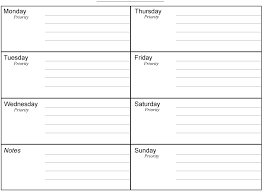 Planner Free Printable Weekly Planners Printable Weekly