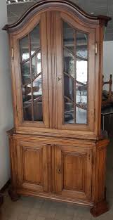Furniture Flemish Oak Display Cabinet