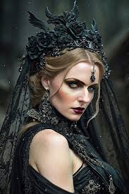 dark gothic black princess makeup