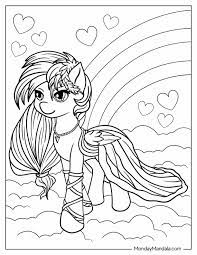 20 rainbow dash coloring pages free