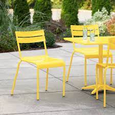 Lancaster Table Seating Yellow Powder