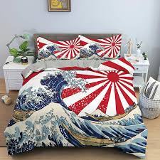Great Wave Bedding Japanese Bedding