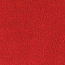 red plush indoor or outdoor carpet at