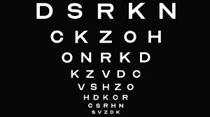 Optician Sans Is A Font That Completes The Eye Test Chart