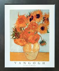 424, includes it in a list of works whose authenticity, in his opinion, has to be examined. Vincent Van Gogh Sunflowers In Vase Floral Wall Decor Espresso Framed Art Print Picture 20x24 Impact Posters Gallery