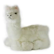 alfredo the white alpaca plush soft toy