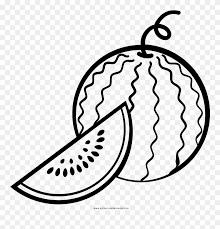 ✓ free for commercial use ✓ high quality images. Watermelon Coloring Page Watermelon Black And White Drawing Clipart 5568973 Pinclipart
