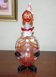 Vintage Murano Glass Clown Decanter