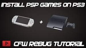 play psp games on modded ps3 pkg