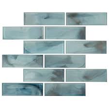 Textured Glass Mosaic Tile