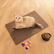 lsaifater cat scratching mat natural