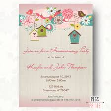 Printable Housewarming Party Invitation From Pegs Prints