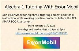 Math is a subject that must be practiced. Exxonmobil Provides Algebra Support
