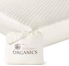 Our buying guide covers everything you need to know about choosing the best green mattress for your. Amazon Com Whisper Organics 100 Organic Mattress Protector Quilted Fitted Mattress Pad Cover Gots Certified Breathable Mattress Protector Ivory Color 17 Deep Pocket Queen Size Bed Home Kitchen