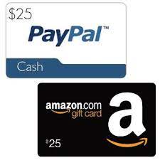 Amazon e gift card paypal. Free 25 Amazon Or Paypal Gift Card Freebies In Your Mail