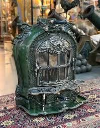 Antique Cast Iron Stove La Salamandre