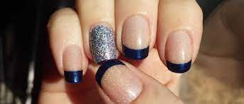 What Color Nails With A Navy Blue Dress