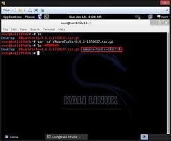 install vmware tools in kali linux