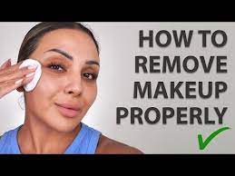 remove makeup from your face properly