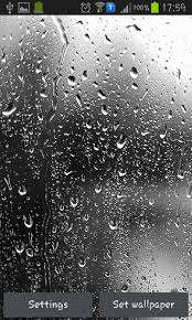 raindrops live wallpaper for android