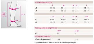 Circaid Juxtalite Size Chart Eng M 76062 Care Med Ltd