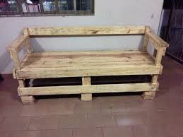 wood bench out of pallets easy pallet