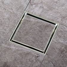 Steel Tile Insert Floor Drain With Anti