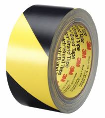 3m floor tape black yellow 1 inx108 ft