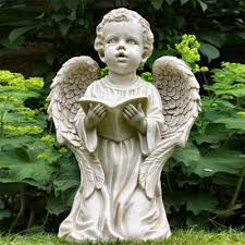 Little Baby Angel Statues For Gardens