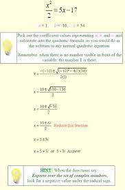 Solving Quadratic Equations With