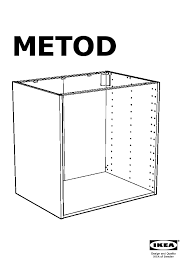 metod base cabinet frame white ikeapedia