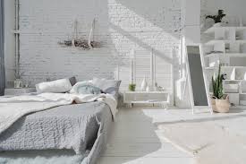 Sunlight Brick Wall Shelving Pallet Bed