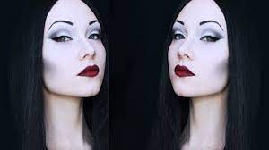 Morticia Addams Makeup Tutorial - YouTube