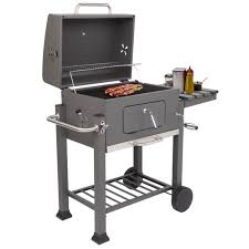 The warming rack provides an additional 200 square inches of space. Enyopro Charcoal Bbq Grill Outdoor Portable Barbecue Grill 2021 Upgrade Charcoal Grill With Wheels Thermometer Foldable Side Shelf Smoker Grill For Camping Patio Backyard Picnic Gray B1002 Walmart Com Walmart Com