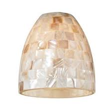 Mosaic Dome Glass Shade Lipless With