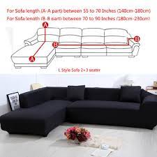 all cover sectional sofa l shape 2pcs
