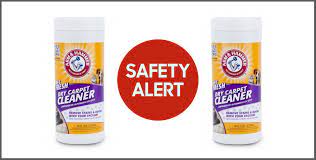 dry carpet cleaning powder recalled due