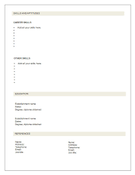 Sample blank resume sample administrative assistant blank resume. 7 Free Blank Cv Resume Templates For Download Get A Free Cv