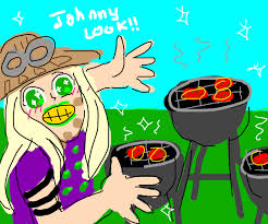 Gyro showing off his grills - Drawception