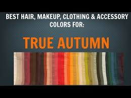 autumn color palette best hair makeup