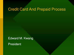 ppt credit card and prepaid process