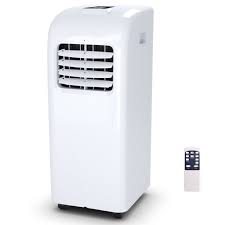 They produce hot air that needs to be exhausted through a hose, so they should be placed near a window. Costway 10000 Btu Portable Air Conditioner Dehumidifier Function Remote W Window Kit Walmart Com Walmart Com