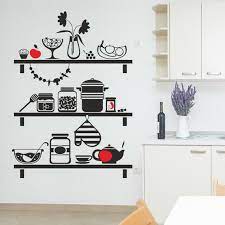 Kitchen Shelves Wall Decal Kitchen
