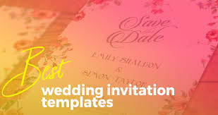 Best Wedding Invitation Templates For Adobe Photoshop Illustrator